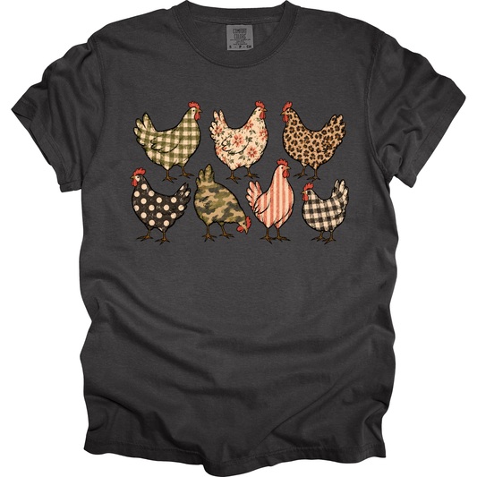 Patterned Chickens